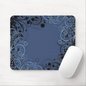 blue bells mouse pad (With Mouse)