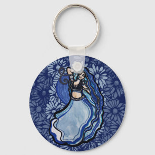 Blue Belly Dancer                  Keychain