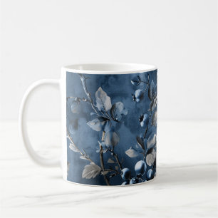 Blue berries Fruit Vintage Inspired Coffee Mug