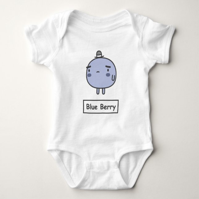 Blue Berry Baby Bodysuit (Front)