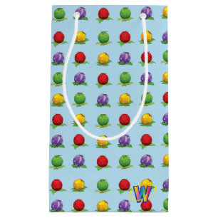 Blue Berry Pattern Small Gift Bag