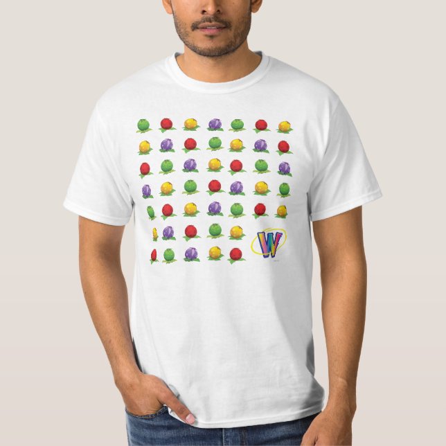 Blue Berry Pattern T-Shirt (Front)