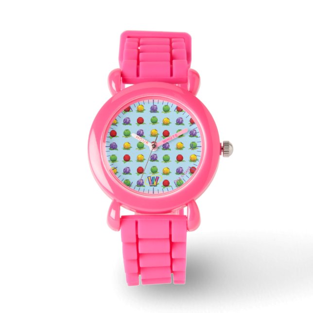 Blue Berry Pattern Watch (Front)