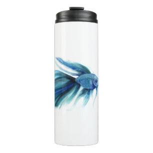 Blue Betta Fish Thermal Tumbler