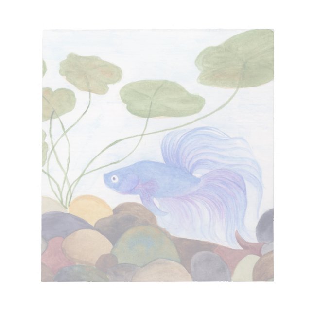 Blue Betta Notepad (Front)