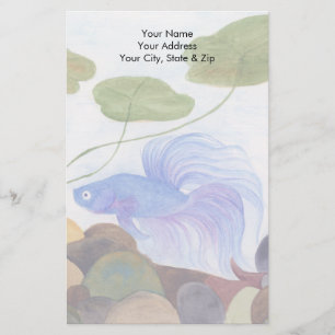 Blue Betta Stationery