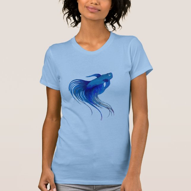 Blue Betta T-Shirt (Front)