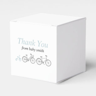 Blue Bicycle Favor Box