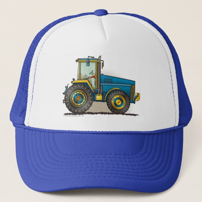 Blue Big Tractor Hats (Front)