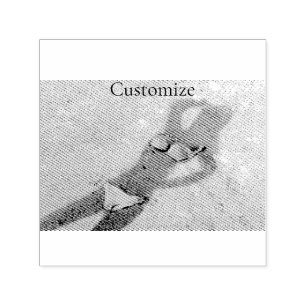 Blue Bikini Beach Sand Thunder_Cove Self-inking Stamp