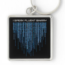 Blue Binary Code