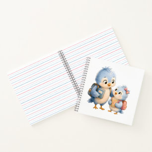 Blue Bird Brother Sister Notebook