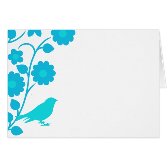 blue bird card