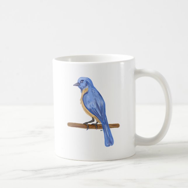 Blue Bird Coffee Mug (Right)