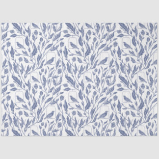 Blue Bird decoupage tissue paper