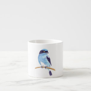 Blue bird espresso cup