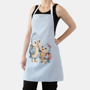 Blue Bird Family Cooking Apron
