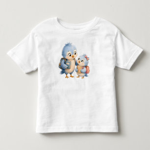 Blue Bird Family Kids White Tee