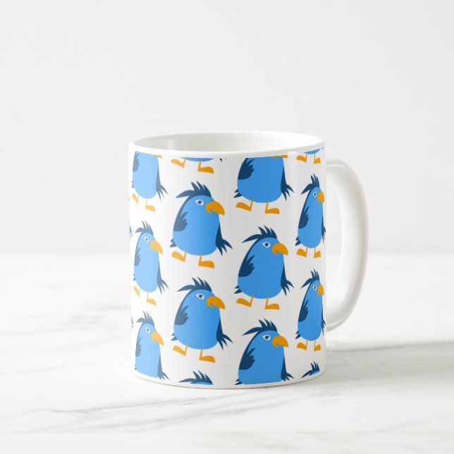 Blue Bird for Kids Coffee Mug (Front Right)