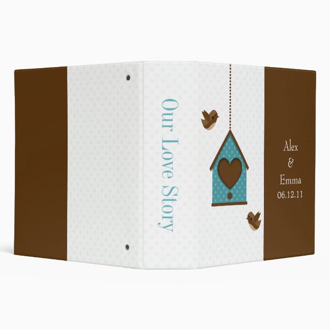 Blue Bird House Binder (Background)