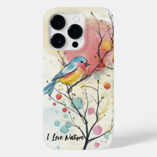 Blue Bird I Love Nature  Case-Mate iPhone 14 Pro Case