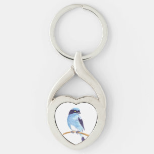 Blue bird keychain