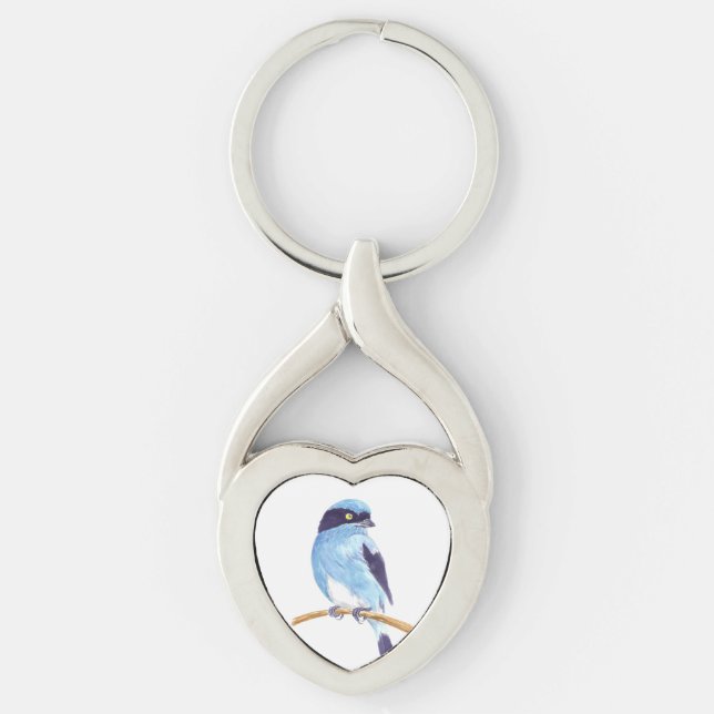 Blue bird keychain (Front)
