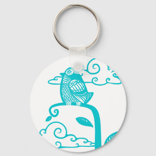 Blue Bird Keychain