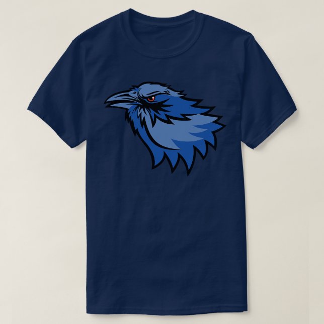 Blue Bird Mascot T-Shirt (Design Front)