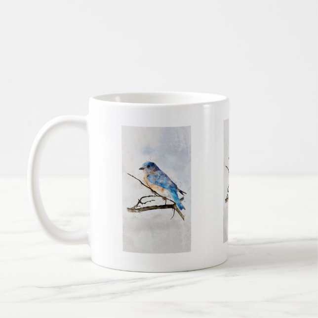 Blue bird mug for wildlife fans (Left)