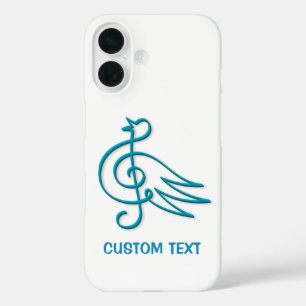 Blue Bird Music iPhone 16 Case