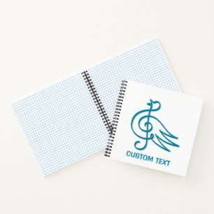 Blue Bird Music Notebook