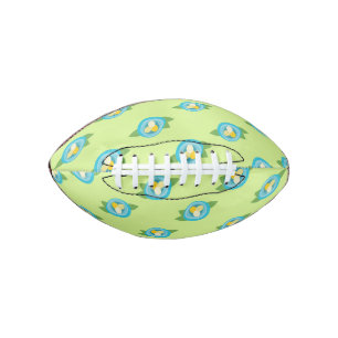 Blue Bird Nests Colourful Eggs Green Leaves Nature Football