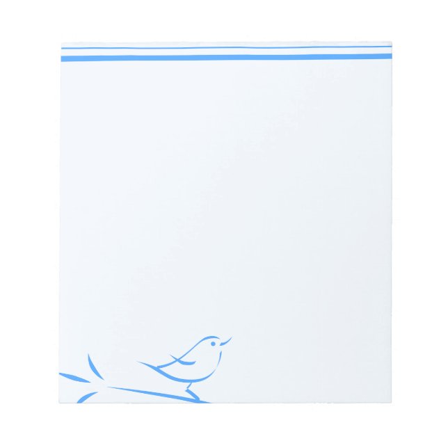 Blue Bird Notepad (Front)