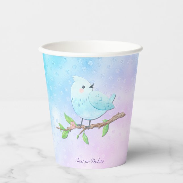 Blue Bird Paper Cups (Front)