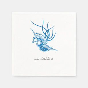 Blue Bird Party Paper Napkin Set