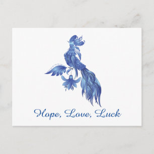 Blue Bird Phoenix Postcard