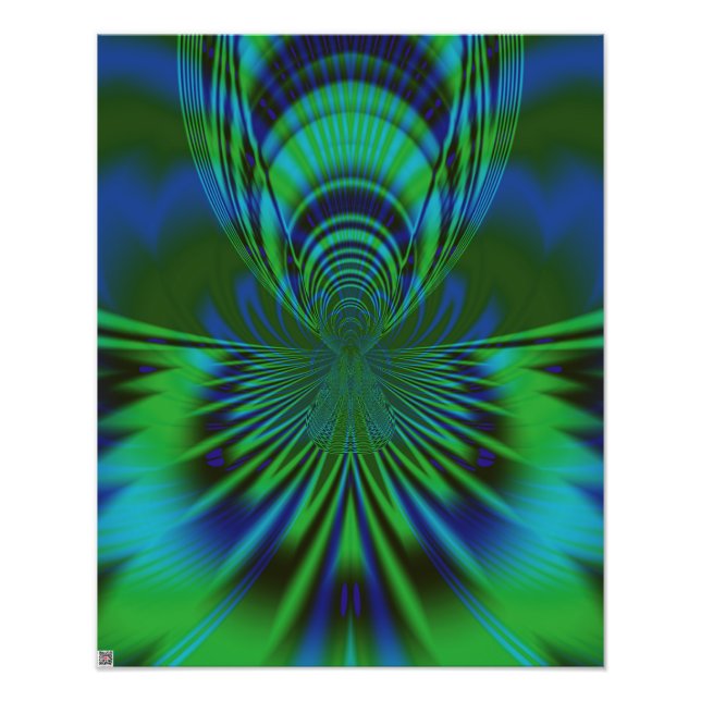 Blue Bird Photo Print (Front)