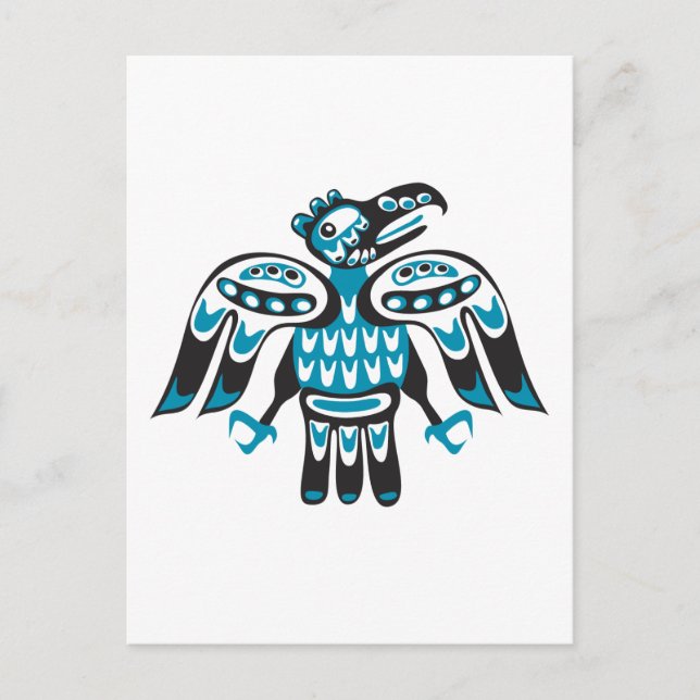 blue bird postcard (Front)