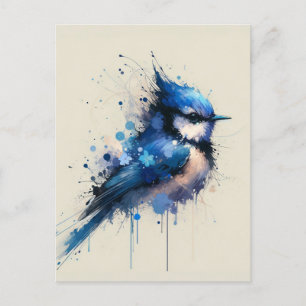  Blue bird, Postcrossing Postcard