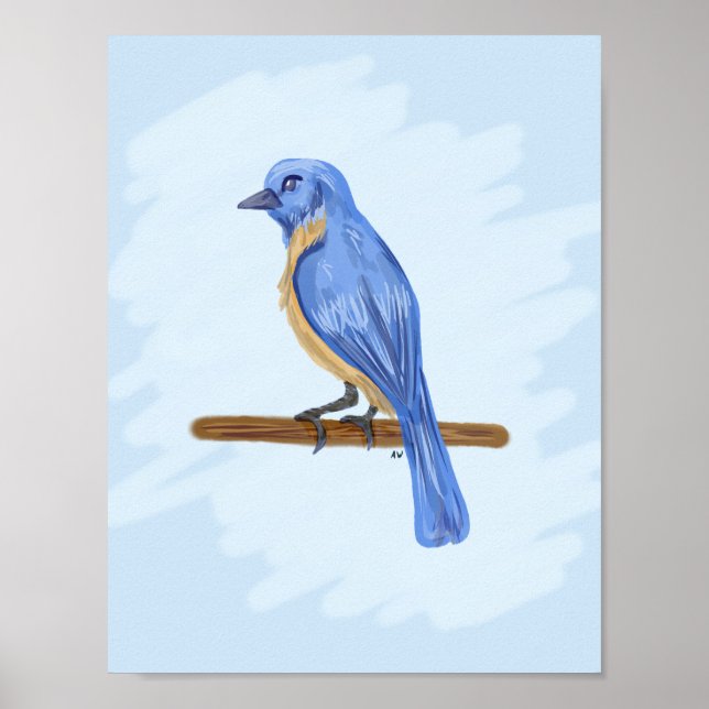 Blue Bird Poster (Front)