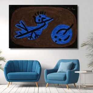 Blue Bird Pumpkin - Paul Klee 1939 Canvas Print