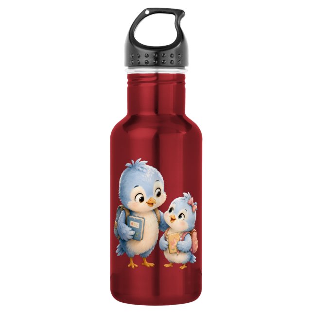 Blue Bird Siblings 532 Ml Water Bottle (Front)