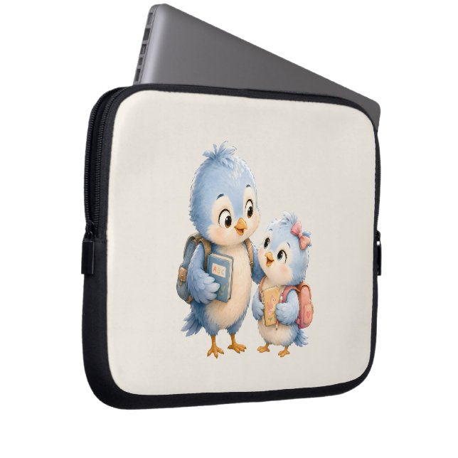 Blue Bird Siblings Gadget Storage Bag (Front Right)