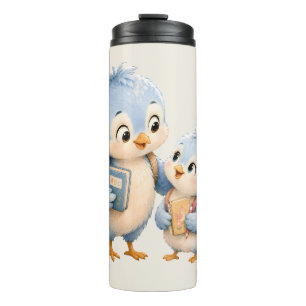 Blue Bird Siblings Thermal Tumbler