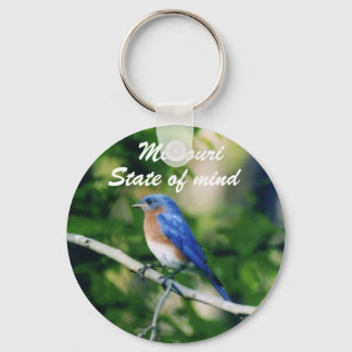 Blue bird single, Missouri, State of mind Key Chan Keychain