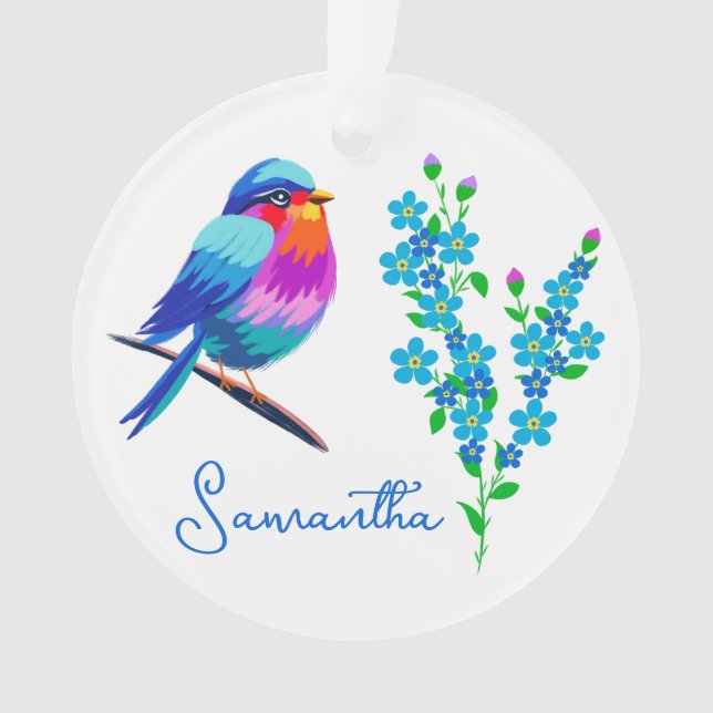 Blue Birdie Oubliez-moi pas de fleurs 80e annivers (devant)