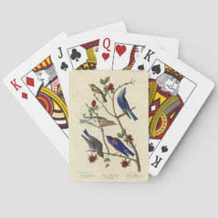 Blue-birds and Warbler, Audubon's Birds of America Playing Cards