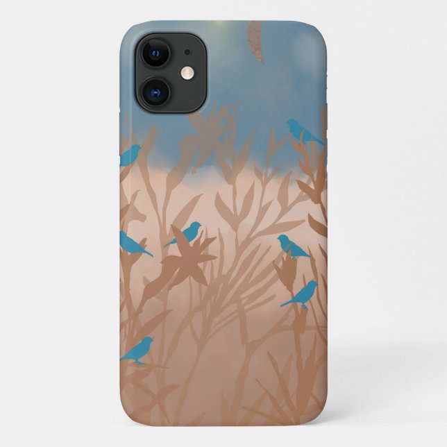 Blue birds Case-Mate iPhone case (Back)