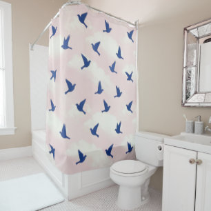 Blue Birds in Flight